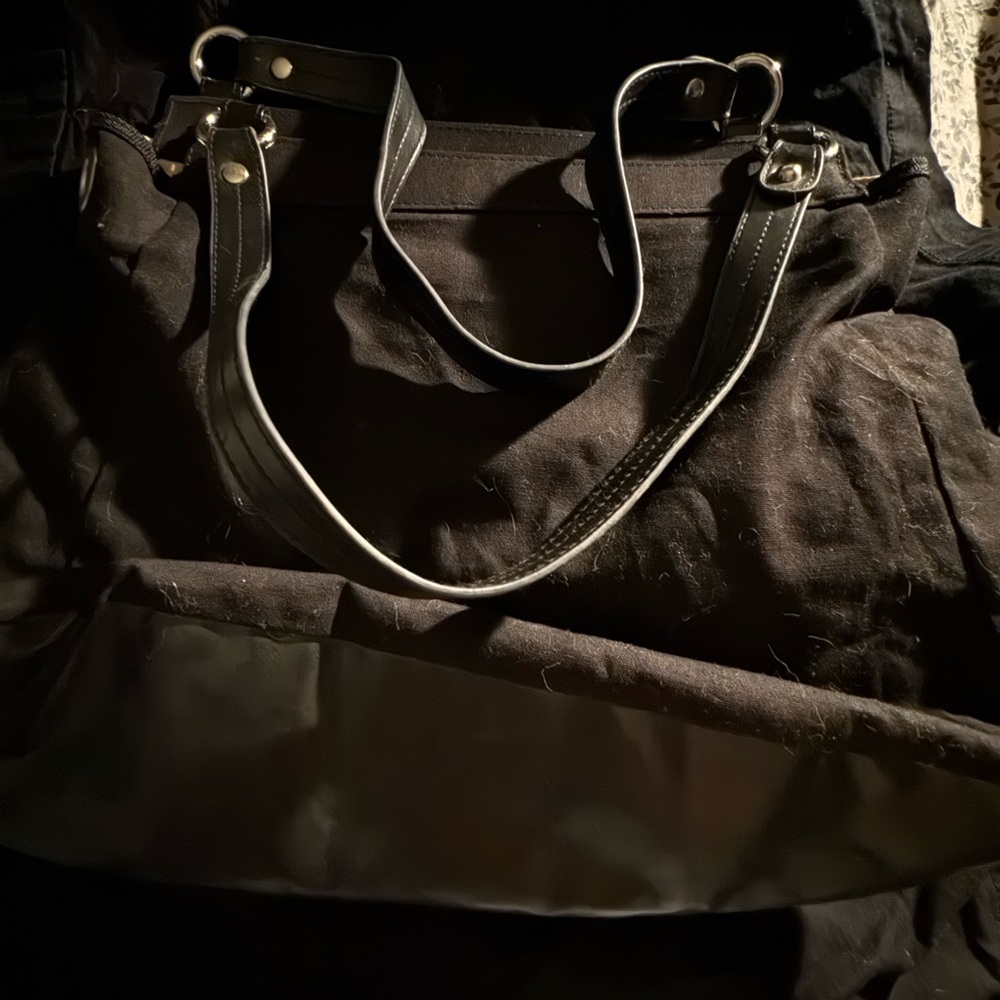 Stylish Black Tote Bag